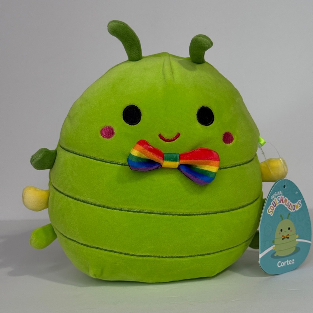 Squishmallows Cortez Green Caterpillar Plush Toy NWT